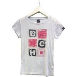 BENCH Women T-Shirt Letters - PURPLE - 100-BEN3