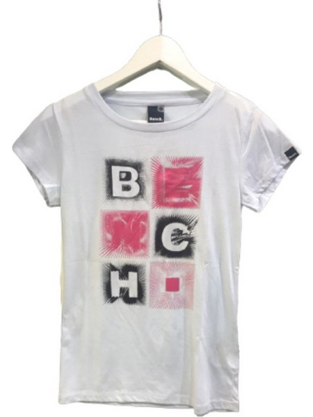 BENCH Women T-Shirt Letters - PURPLE - 100-BEN3