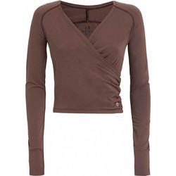 Deha Γυναικείο Αθλητικό Crop Top Σοκολατί B74432-65227