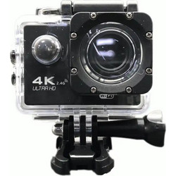 Action Camera Με Μπουτόν 4K Ultra HD Sports WIFI Μαύρο