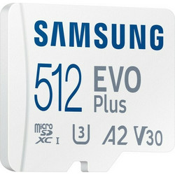 Samsung Evo Plus microSDXC 512GB Class 10 U3 V30 UHS-I A2