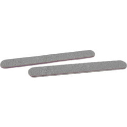 Χάρτινες λίμες νυχιών Ασημί 80/150 17.5cm 2pcs