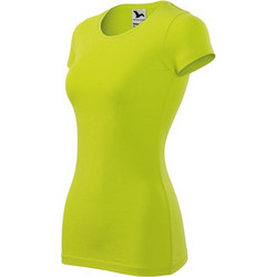 Malfini Glance Γυναικείο Αθλητικό T-Shirt Lime MLI-14162