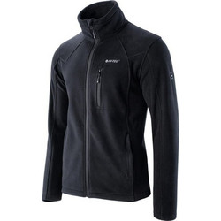 Hi-Tec Ανδρική Ζακέτα Fleece με Φερμουάρ Μαύρη 92800330727