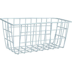 Μεταλλικό Καλάθι Αποθήκευσης 29x12x13cm Άσπρο ή Μαύρο