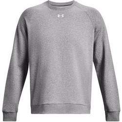 Under Armour Rival Fleece Crew Ανδρικό Αθλητικό Φούτερ Γκρι 1379755-025