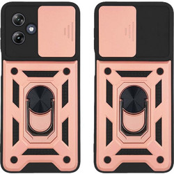 Sonique Ring Armor CamPro Θήκη Ροζ Χρυσό (Motorola Moto G54 5G / Moto G54 5G Power)