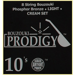 Prodigy Cream 10s Σετ 8 Χορδές Μπουζουκιού Phosphor Bronze 10-28" Light Tension
