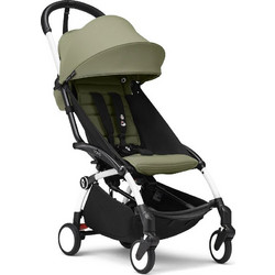 Stokke Yoyo Καρότσι Μωρού Μπαστούνι White Olive