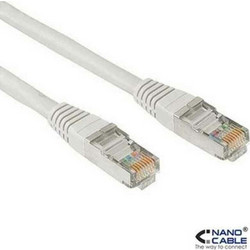 Nanocable U/UTP Cat.6 Καλώδιο Δικτύου Ethernet 5m Grey 10.20.1305