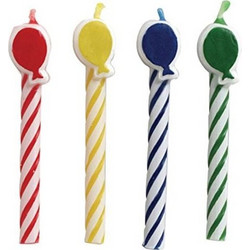 Creative Converting Σετ Κεράκια Spiral Balloons (8 Τεμ.)
