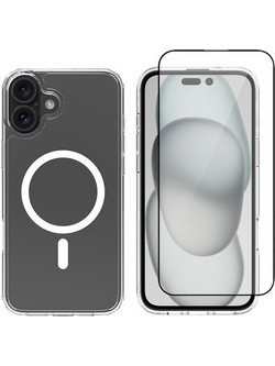 Redshield iPhone 16 Plus Acrylic with MagSafe & Tempered Glass Σετ - Θήκη Κινητου & Προστατευτικό Οθόνης