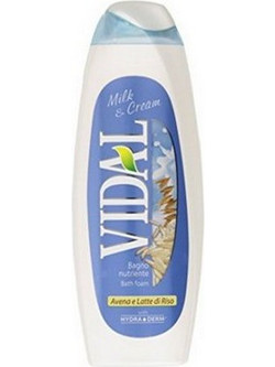 Vidal Milk & Cream Κρεμώδες Αφρόλουτρο 500ml