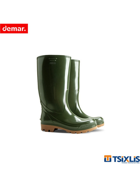 Demar Grander Γαλότσες Εργασίας Γονάτου Πράσινες
