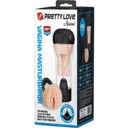 Pretty Love Naomi Vibrator Pocket Pussy & Sleeve Αυνανιστήρι με Δόνηση