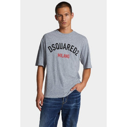 Dsquared2 Loose Fit T-Shirt Ανδρικό (S71GD1556 S22146 857M) Γκρι