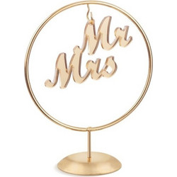 Μπομπονιέρα Γάμου Μεταλλική βάση με Plexi Mr & Mrs 1192464