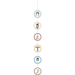 Διακοσμητικά οροφής Boho (4 τεμ)