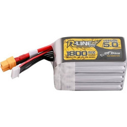 Μπαταρία Lipo Tattu R-Line Version 5.0 1800mAh 22.2V 150C 6S με σύνδεσμο XT60 TAA18006S15X6