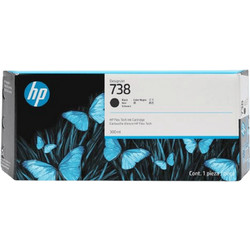 HP 738 Black Μελάνι Εκτυπωτή Inkjet 300ml