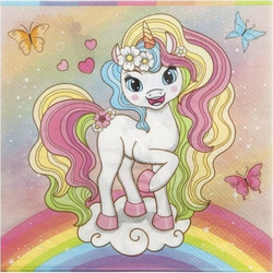 Unicorn Χαρτοπετσέτες 33x33Cm 12Τεμ (750003)