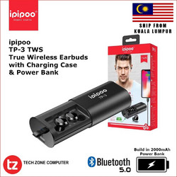 Ipipoo TP-3 Ακουστικά Bluetooth In Ear Black
