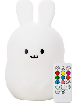 FreeON Rabbit Φωτάκι Νυκτός Σιλικόνης με Τηλεχειριστήριο