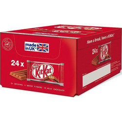 Nestle Kit Kat Γκοφρέτα 41gr Συσκευασία 24 Τεμαχίων