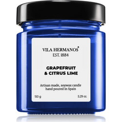 Vila Hermanos Apothecary Cobalt Blue Grapefruit & Citrus Lime αρωματικό κερί 150g