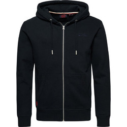 Superdry Ανδρική Ζακέτα Φούτερ με Κουκούλα και Φερμουάρ Navy Μπλε M2013116A-98T