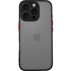 LIME HARDSHELL FUSION ΘΗΚΗ IPHONE 16 PRO MAX 6.9in FULL CAMERA PROTECTION BLACK WITH RED KEYS