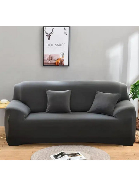 Ελαστικά Καλύμματα για Τριθέσιο Καναπέ 180cm - 230 cm Γκρι