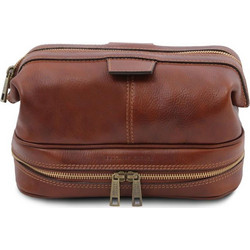 Tuscany Leather Jacob TL142204 Νεσεσέρ Ταξιδίου με Θήκες 25x13x17cm Καφέ