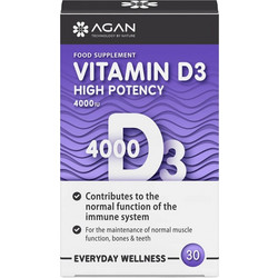 Samcos Agan Vitamin D3 4000iu 30 Ταμπλέτες