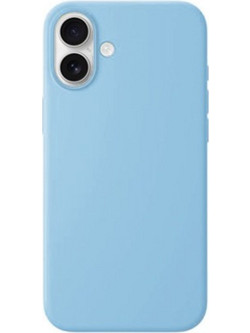 Θήκη Rubber Ενισχυμένης Σιλικόνης για iPhone 16 Plus Sky Blue
