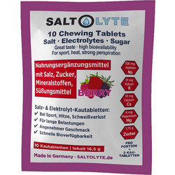 Saltolyte Salt & Electrolytes Berry 10 Μασώμενα Δισκία