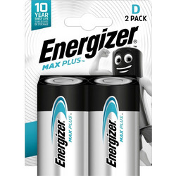 Energizer Max Plus D 2τμχ