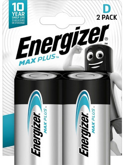Energizer Max Plus D 2τμχ