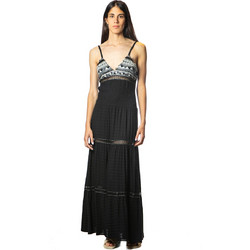 Miss Bikini Maxi Φόρεμα Μαύρο V3077D