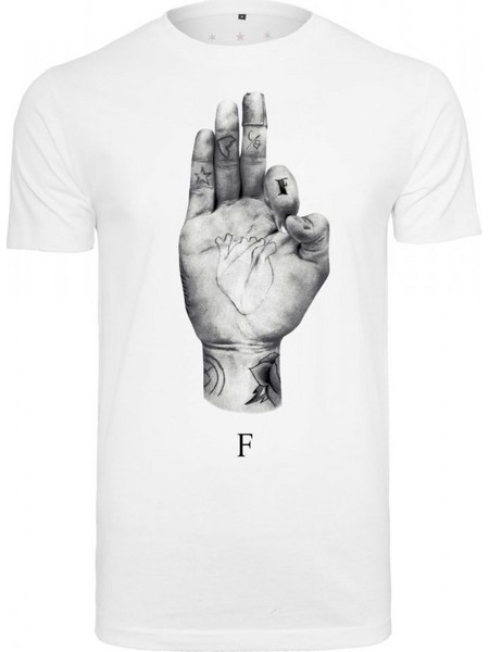 Ανδρικό T-Shirt FA010 Famous FMS Sign White