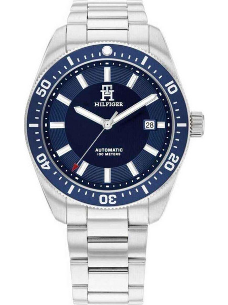 Tommy Hilfiger TH85 Ανδρικό Ρολόι Αυτόματο με Ασημί Μεταλλικό Μπρασελέ 1710591