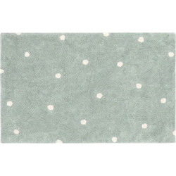 Lorena Canals Χαλί δωματίου Mini Dot Blue Sage 100 x 150 εκ