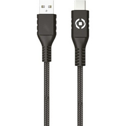 Celly USB-A to USB-C 2m Black PL2MUSBUSBC