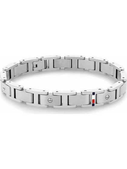 Tommy Hilfiger Ανδρικό Βραχιόλι Χειροπέδα από Ατσάλι Ασημί 2790393