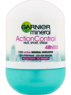 Garnier Action Control Αποσμητικό Roll On 48h 50ml
