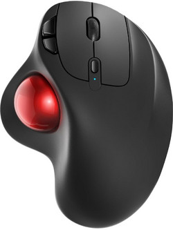 Nulea Wireless Trackball Mouse 3 Device Connection (Bluetooth or 2.4G USB Receiver) Compatible with Mac, Windows (M501)
