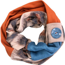 LOOP SCARF ΜΕ ΣΤΗΡΙΓΜΑ ΓΙΑ ΓΥΑΛΙΑ 44