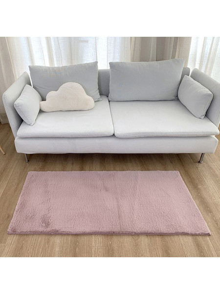 Χαλιά Κρεβατοκάμαρας Γούνινα (Σετ 3τμχ) Anna Riska Felicity Blush Pink