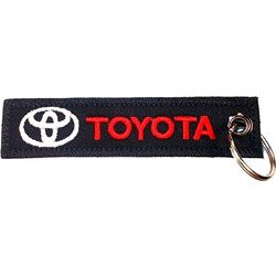 Υφασμάτινο μπρελόκ TOYOTA με κέντημα FLAT