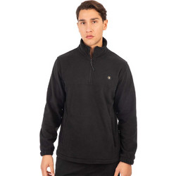 Double Ανδρικό Φούτερ Fleece Μαύρο MFT-7001